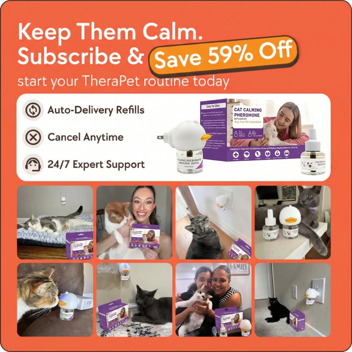 Cats Calming Diffuser Kit